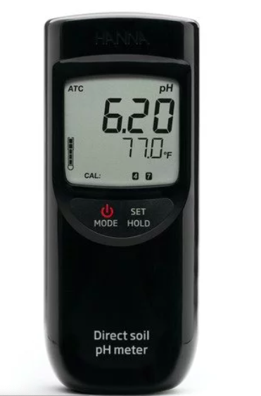 Medidor portátil de pH para medición directa en suelo