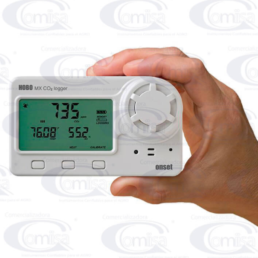HOBO MX CO2 Temperatura/Humedad Relativa Para Calidad de Aire DataLogger Bluetooth