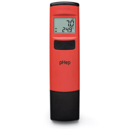 Medidor de bolsillo de pH impermeable pHep® con resolución de 0.1