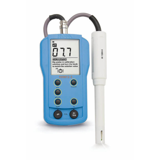 Medidor portátil de pH/CE/TDS/Temperatura